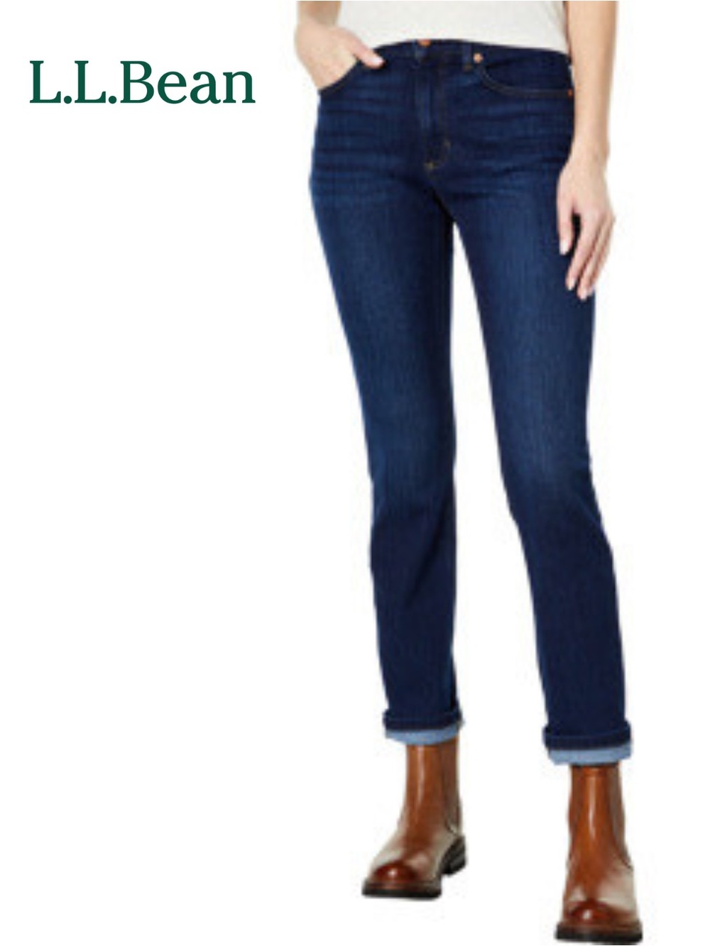 NWOT L.L. Bean Straight Leg Favorite Fit - Beanflex